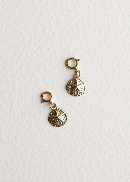 14K Gold Filled Charm - Sand Dollar